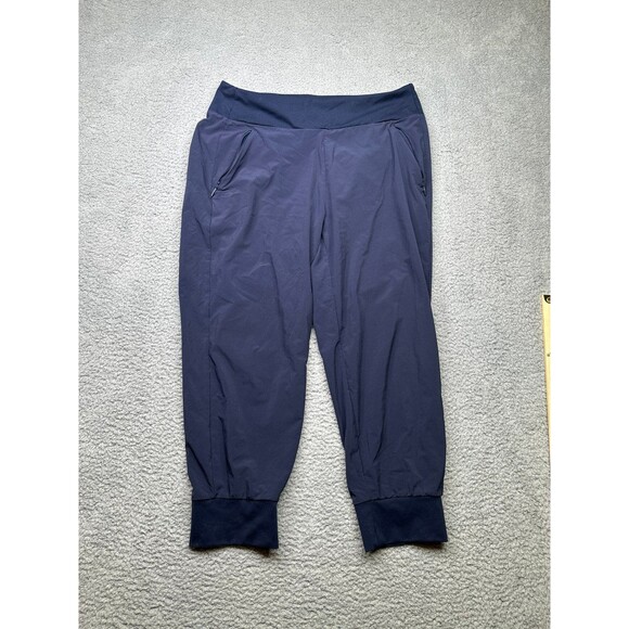 Athleta SoHo jogger sz 12 navy blue - Picture 1 of 8